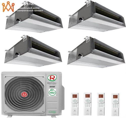 Royal Clima RCI-DMN09 x 4 / 4RMX-36HN/OUT