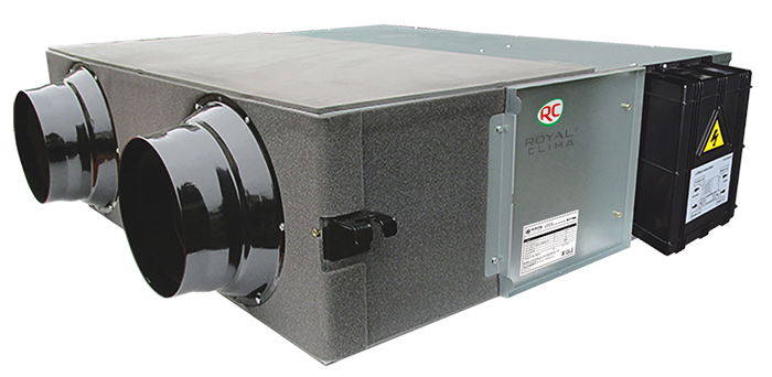 Приточно-вытяжная установка Royal Clima SOFFIO UNO с Wi-Fi модулем RCS-1800-U+RCE-WFM