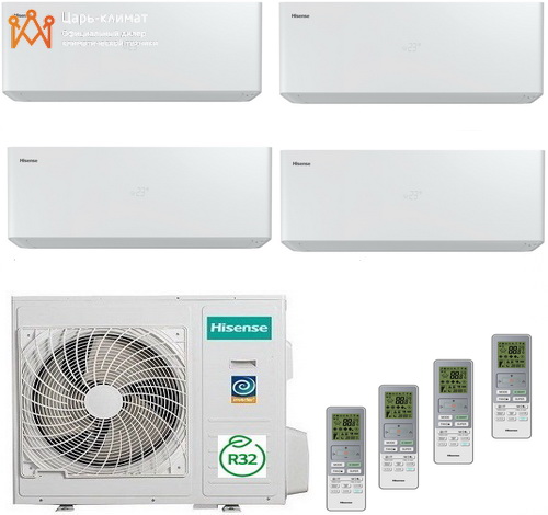 Hisense AS-10UW4RXVQH00AG R32 x 4 / AMW5-36U4RQC R32
