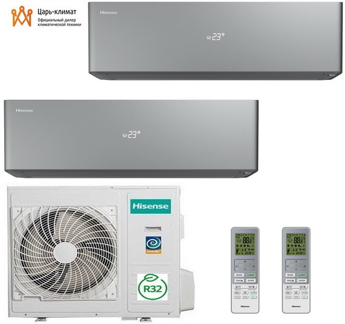 Мульти сплит-система Hisense AS-10UW4RXVQH00AG(B) R32 x 2 / AMW2 ...