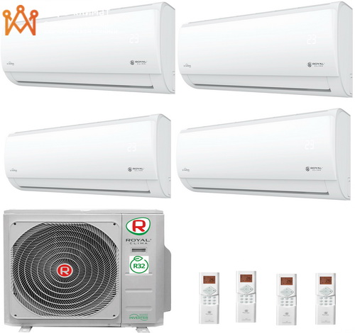 Royal Clima RCI-TMN09HN x 4 / 4RMX-36HN/OUT