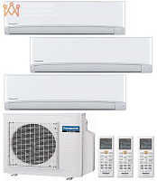 картинка Panasonic CS-TZ20WKEW x 2 + CS-TZ25WKEW / U-3E18JBE от магазина Царь климат