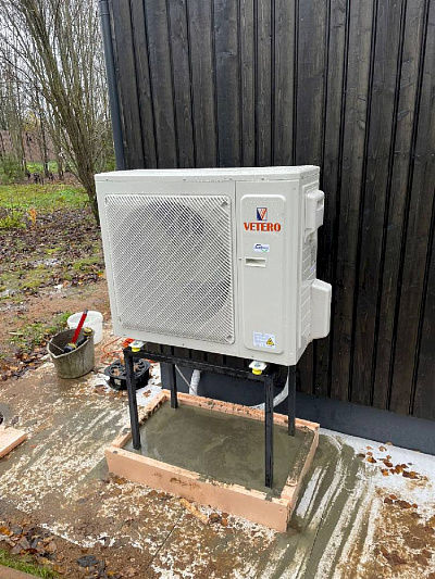 Монтаж теплового насоса