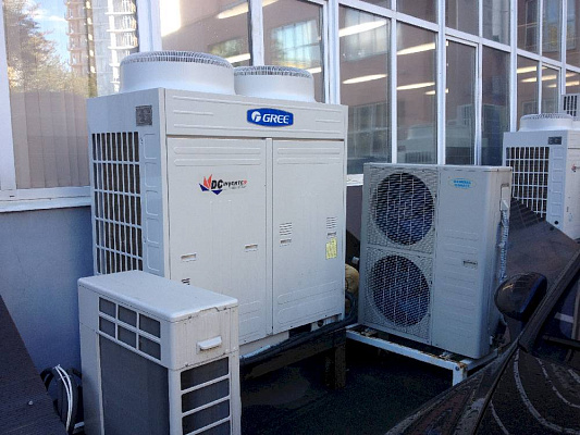 Монтаж VRF системы Gree в офисе