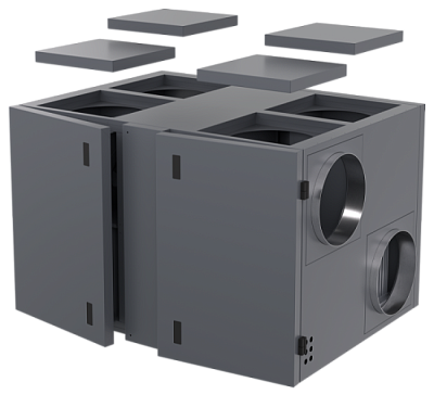 картинка Компактная приточно-вытяжная установка Zilon 2000 UWR ЕС от магазина Царь климат