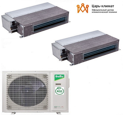 картинка Ballu BADI-FM/in-09HN8/EU R32 x 2 / BA2OI-FM/out-18HN8/EU R32 от магазина Царь климат