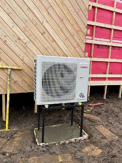 Монтаж системы кондиционирова в доме Дубльдом