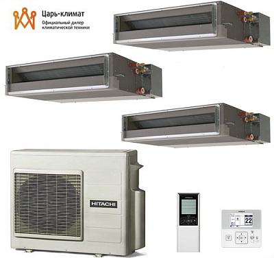 картинка Hitachi RAD-18QPE R32 x 3 / RAM-53NP3E Premium R32 от магазина Царь климат