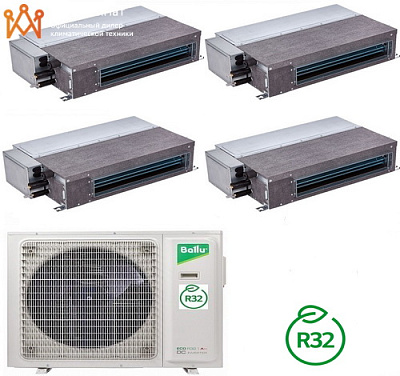 картинка Ballu BADI-FM/in-09HN8/EU R32 x 4 / BA4OI-FM/OUT-36HN8/EU от магазина Царь климат