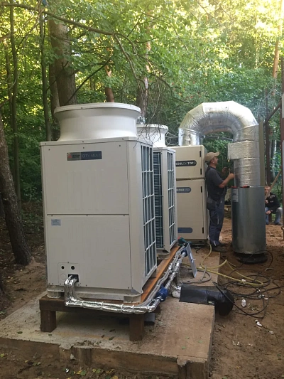 Реконструкция системы вентиляции и кондиционирования в загородном доме, д. Жуковка