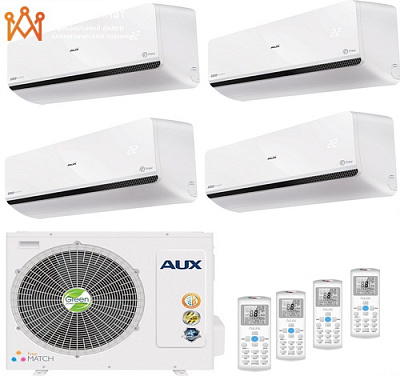 картинка AUX AMWM-H09/4R1 x 4 / AM4-H36/4DR1B от магазина Царь климат